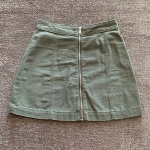 H&M Olive Green Skirt